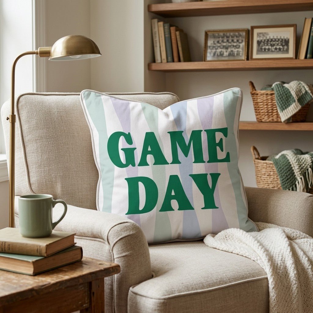 Football Season Throw Pillow - Benton Lane Home - Hillcroft Home