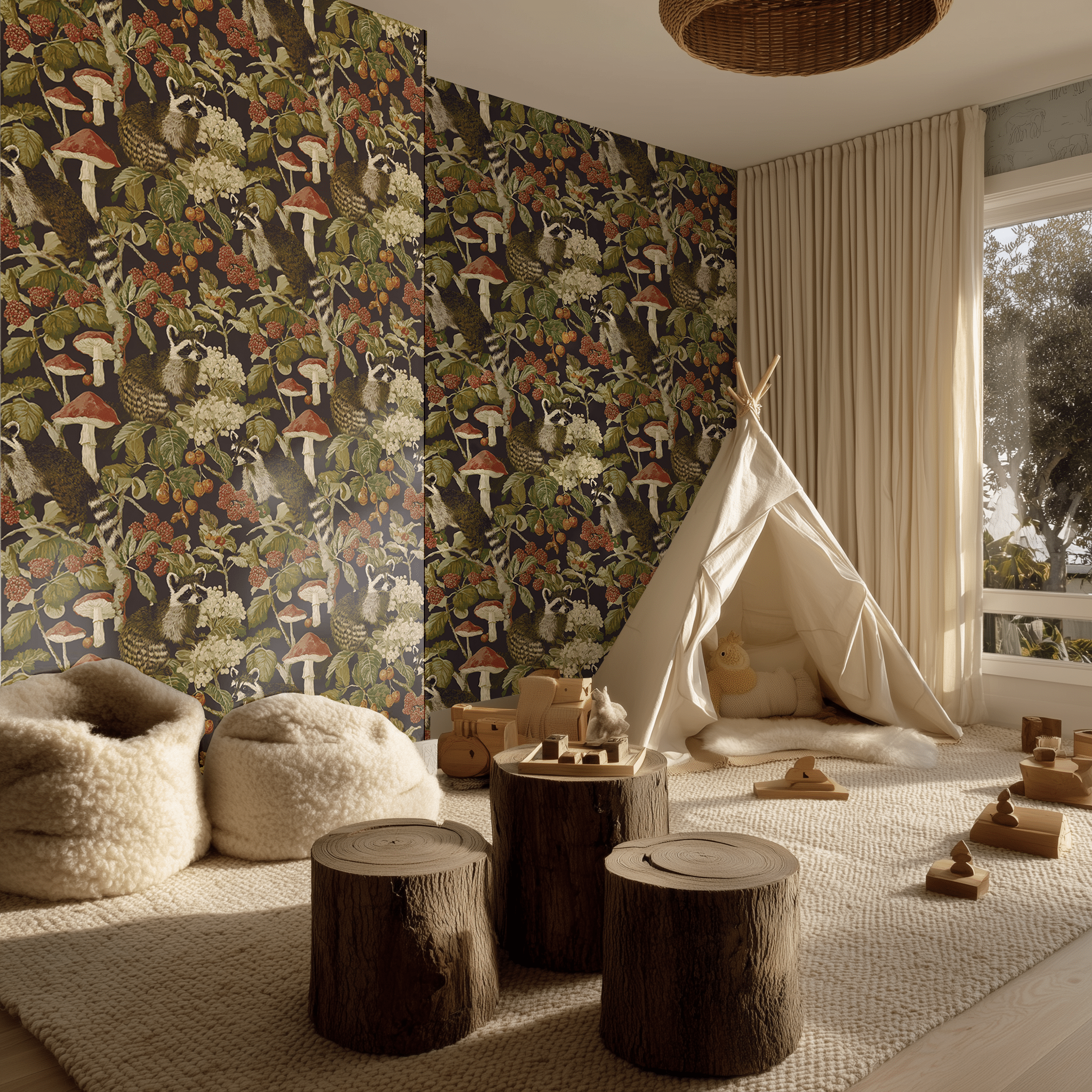 Forager Wallpaper - Painted Paper