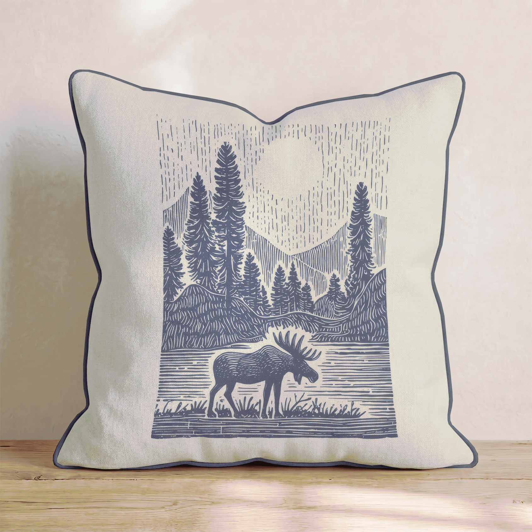 Forest Antler Throw Pillow - Benton Lane Home - Hillcroft Home