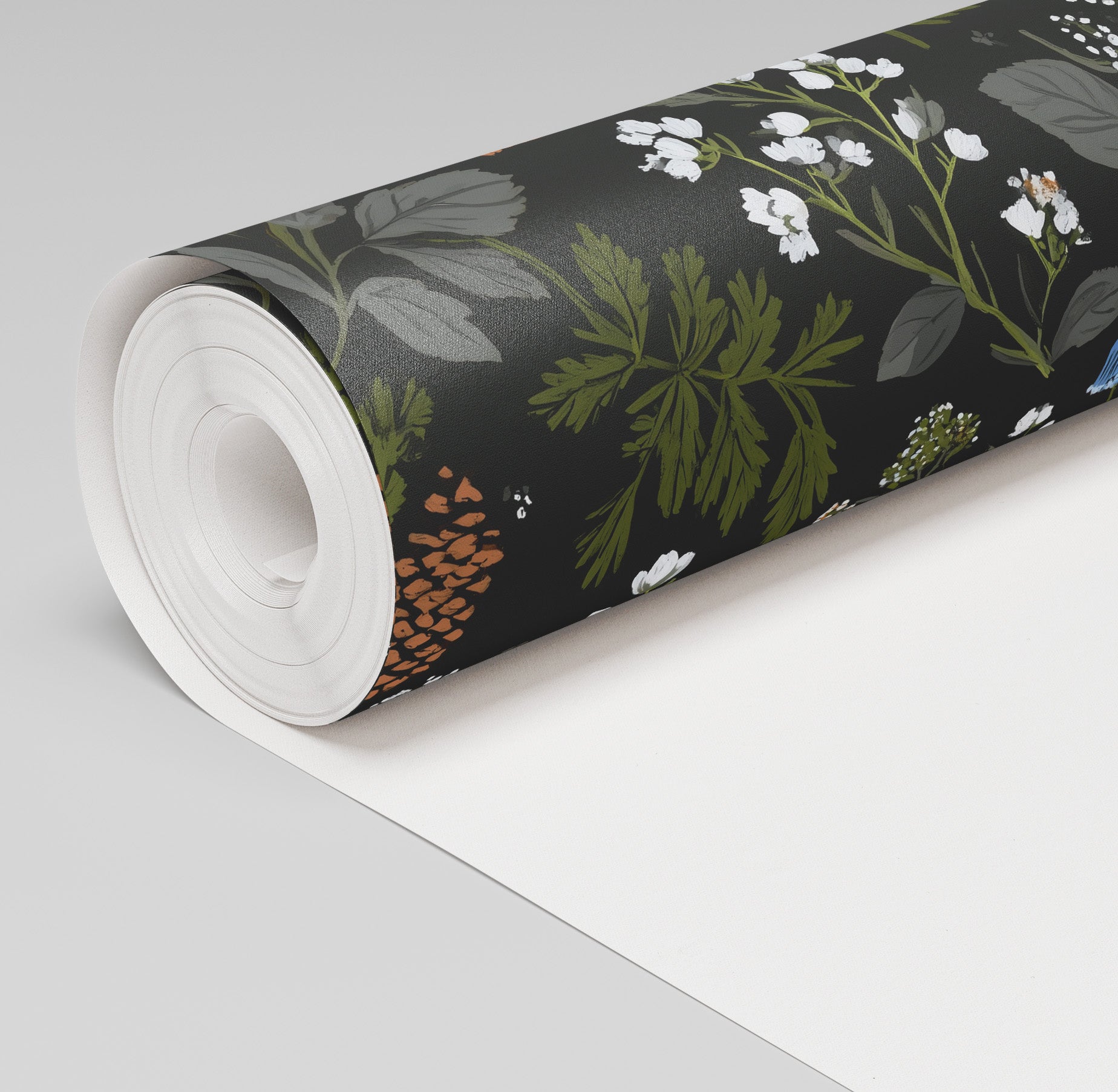 Forest Floor Wallpaper - Benton Lane Home - Painted Paper