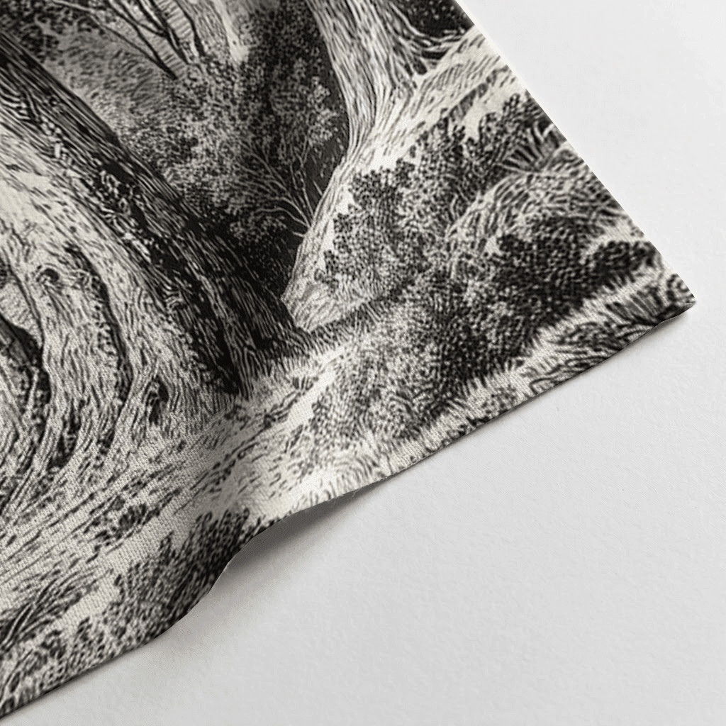 Forest Linework - Tapestry - Benton Lane Home - Painted Paper