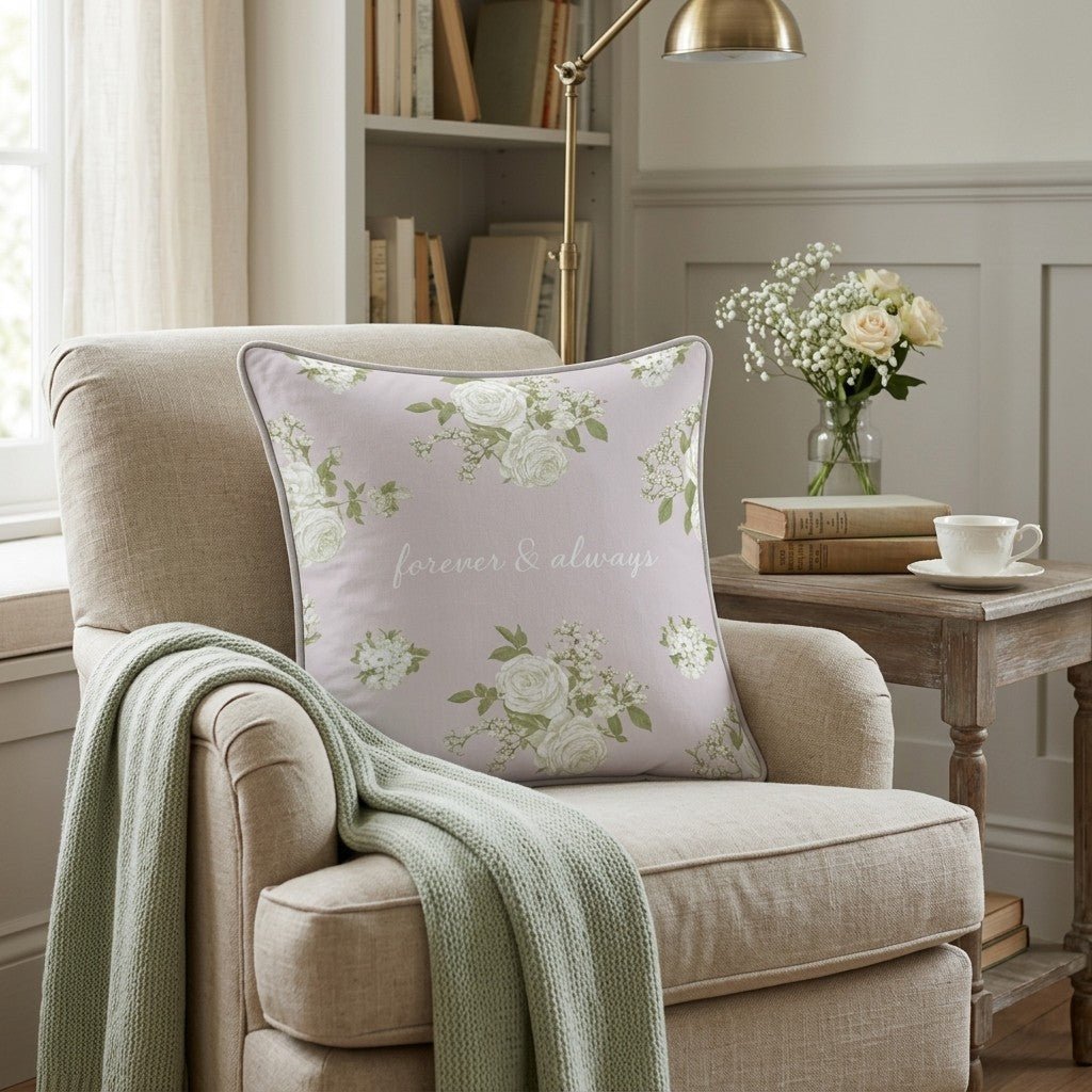 Forever & Always Throw Pillow - Benton Lane Home - Hillcroft Home