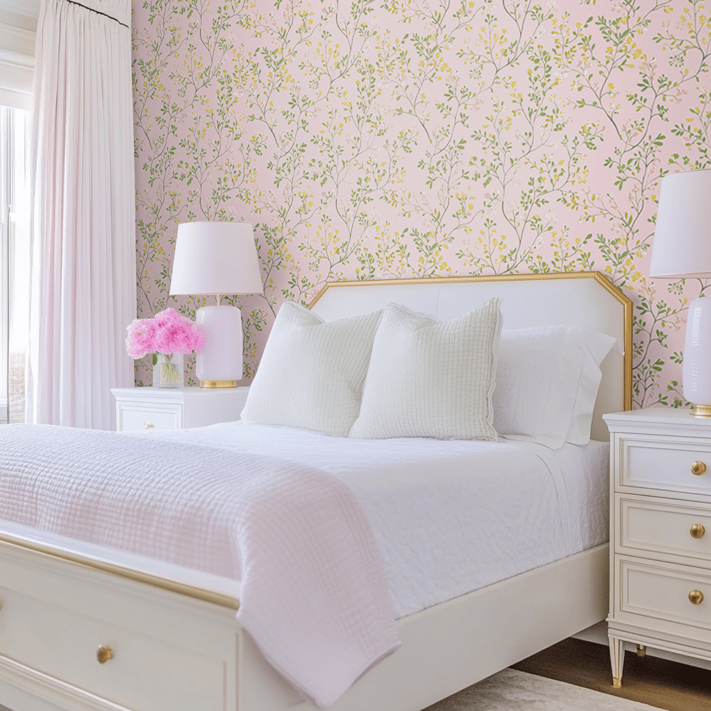 Francie Wallpaper - Benton Lane Home - Lemon Park