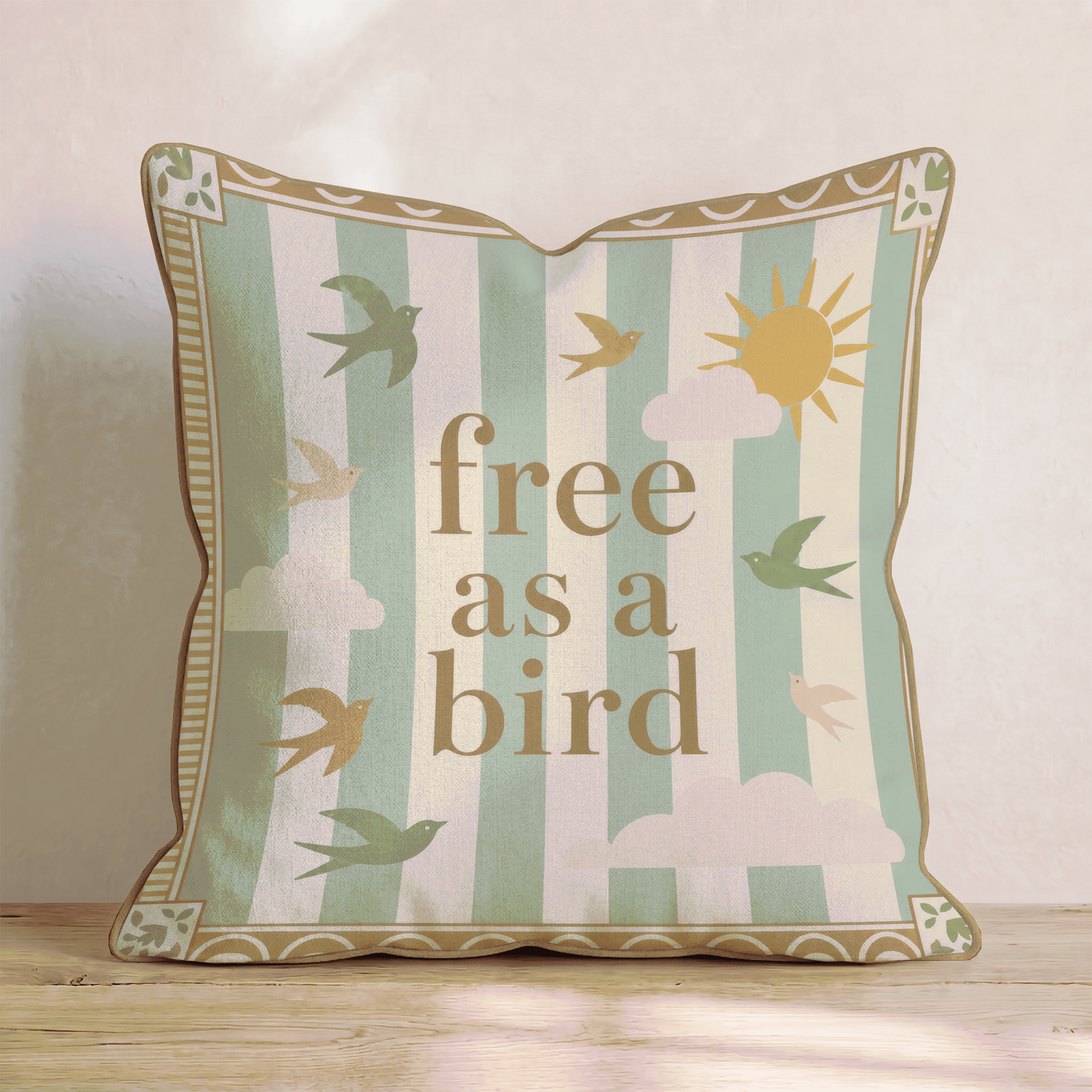 Free as a Bird Throw Pillow - Benton Lane Home - Hillcroft Home