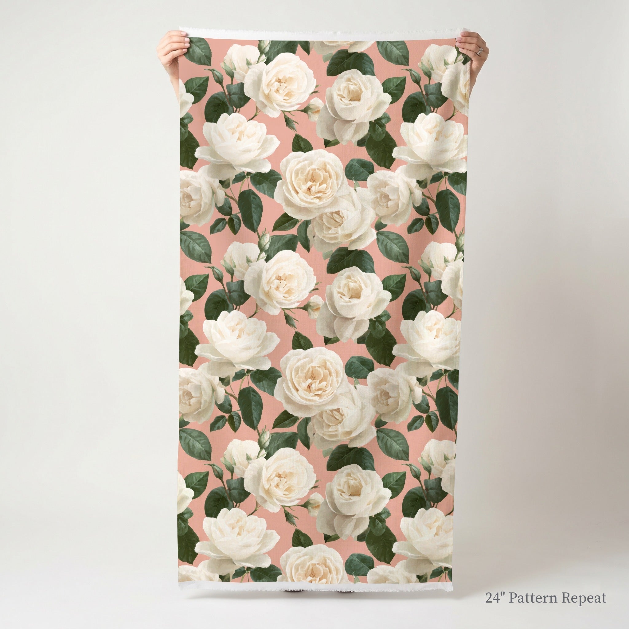 Fresh White Bloom - Fabric - Benton Lane Home - Lemon Park