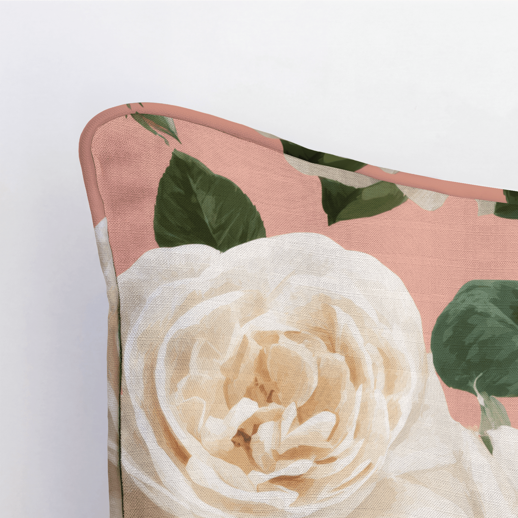 Fresh White Bloom Throw Pillow - Benton Lane Home - Lemon Park