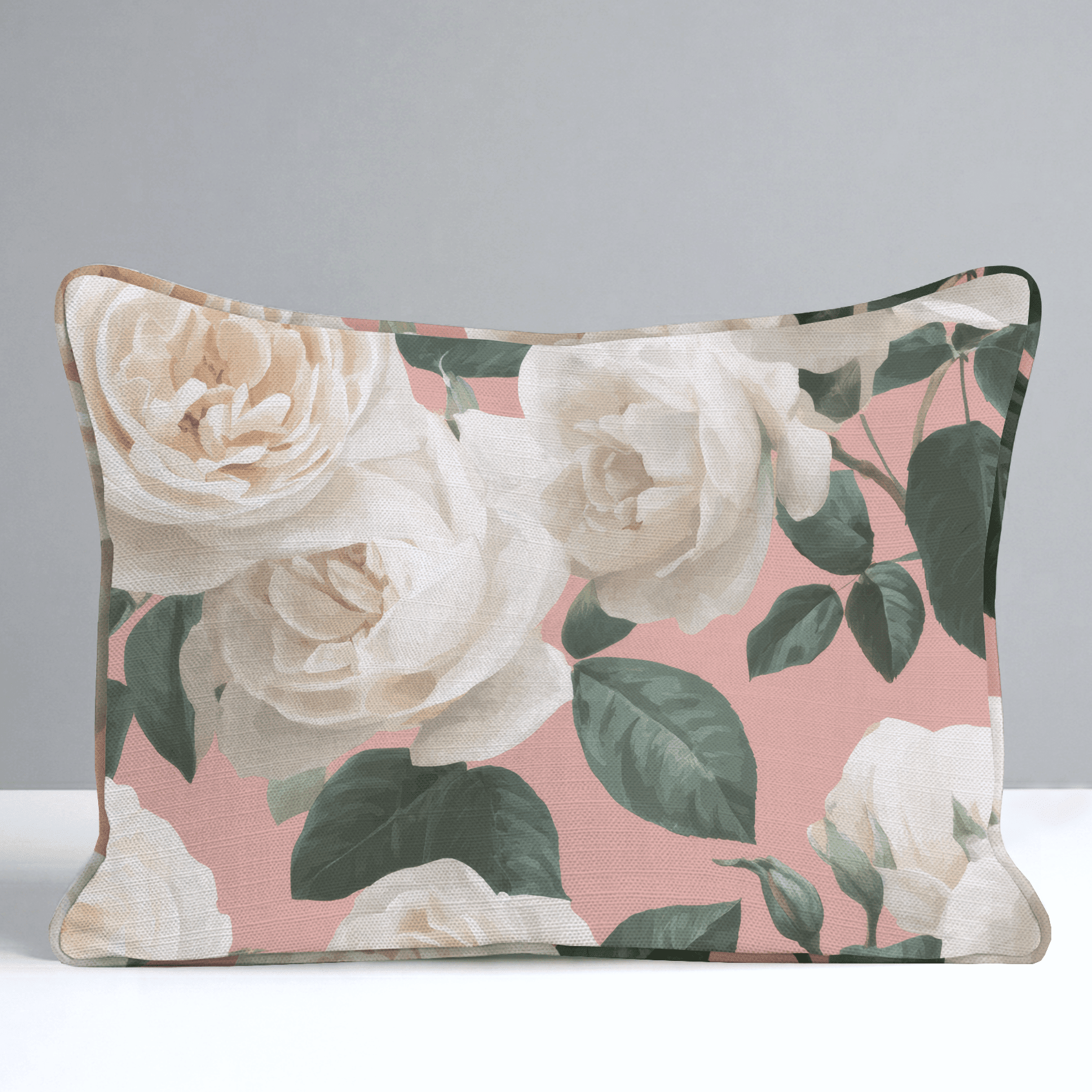 Fresh White Bloom Throw Pillow - Benton Lane Home - Lemon Park