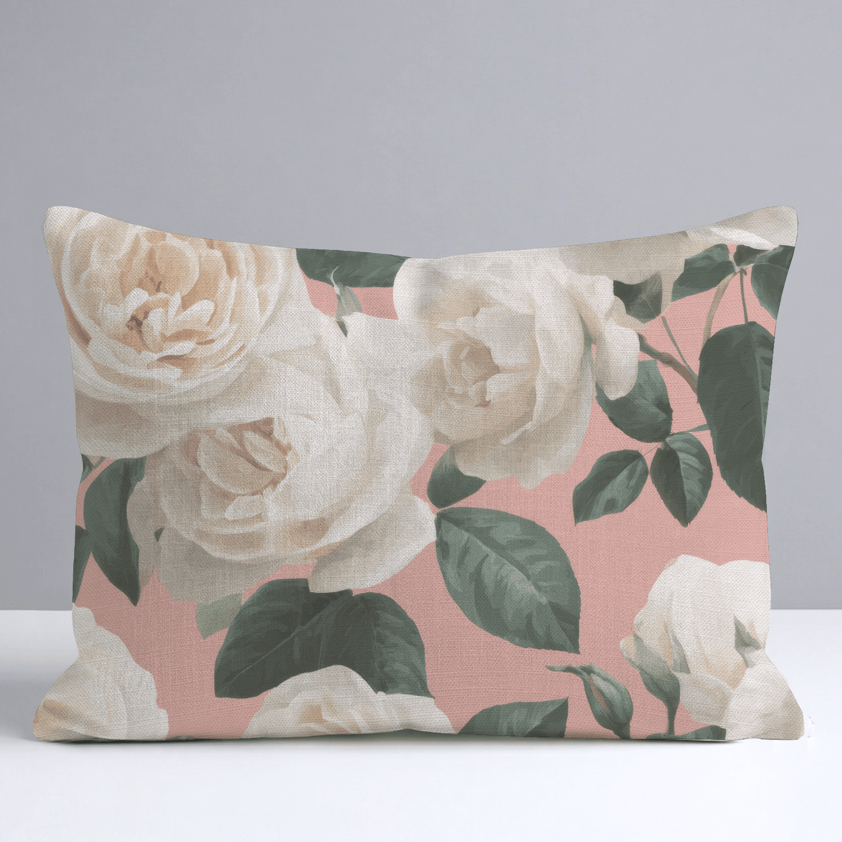Fresh White Bloom Throw Pillow - Benton Lane Home - Lemon Park
