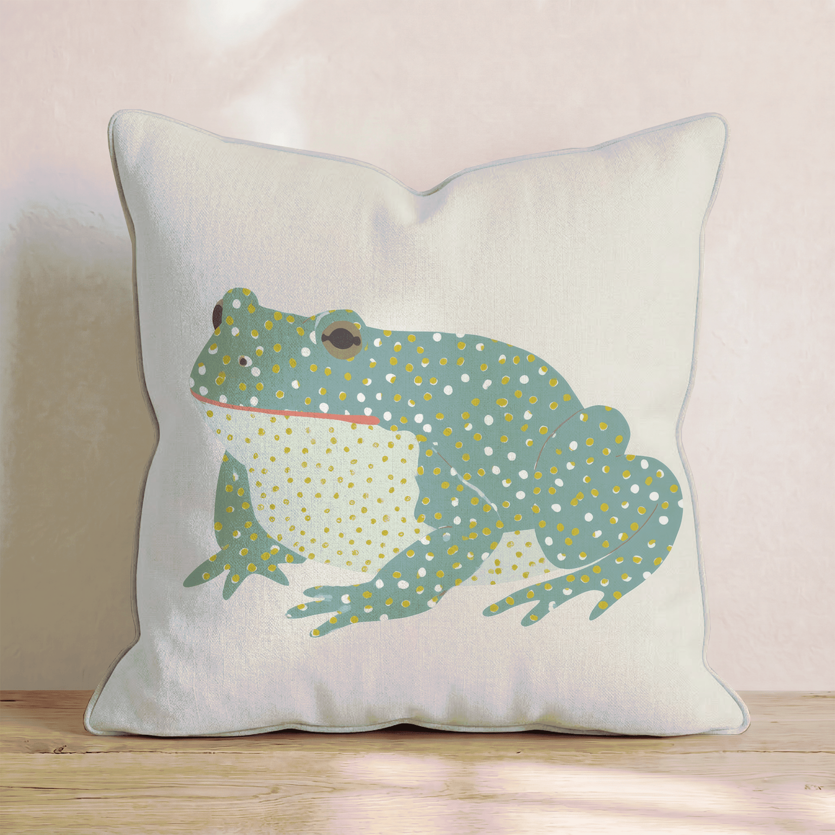 Friendly Frog Throw Pillow - Benton Lane Home - Hillcroft Home