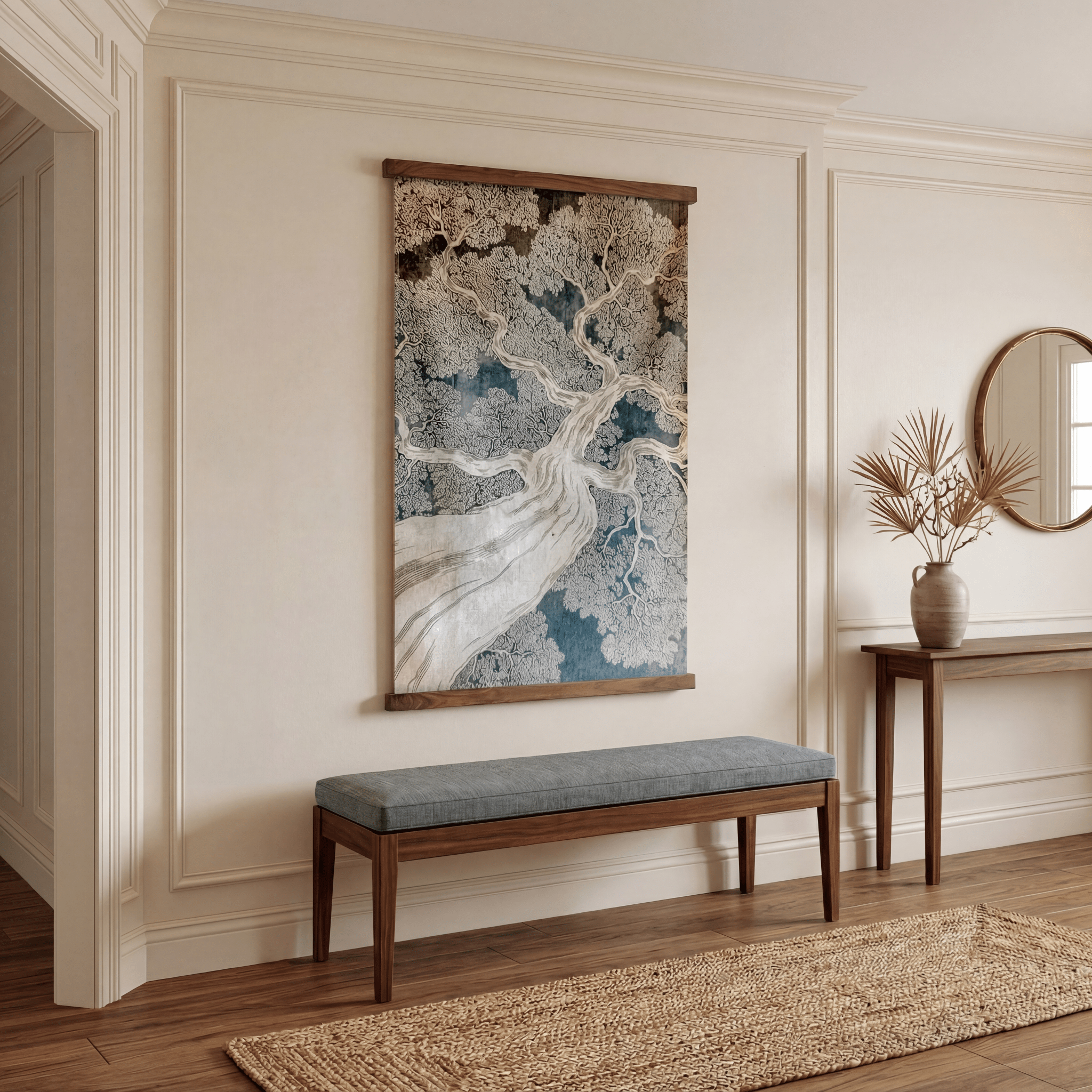 From Below - Tapestry - Benton Lane Home - Painted Paper