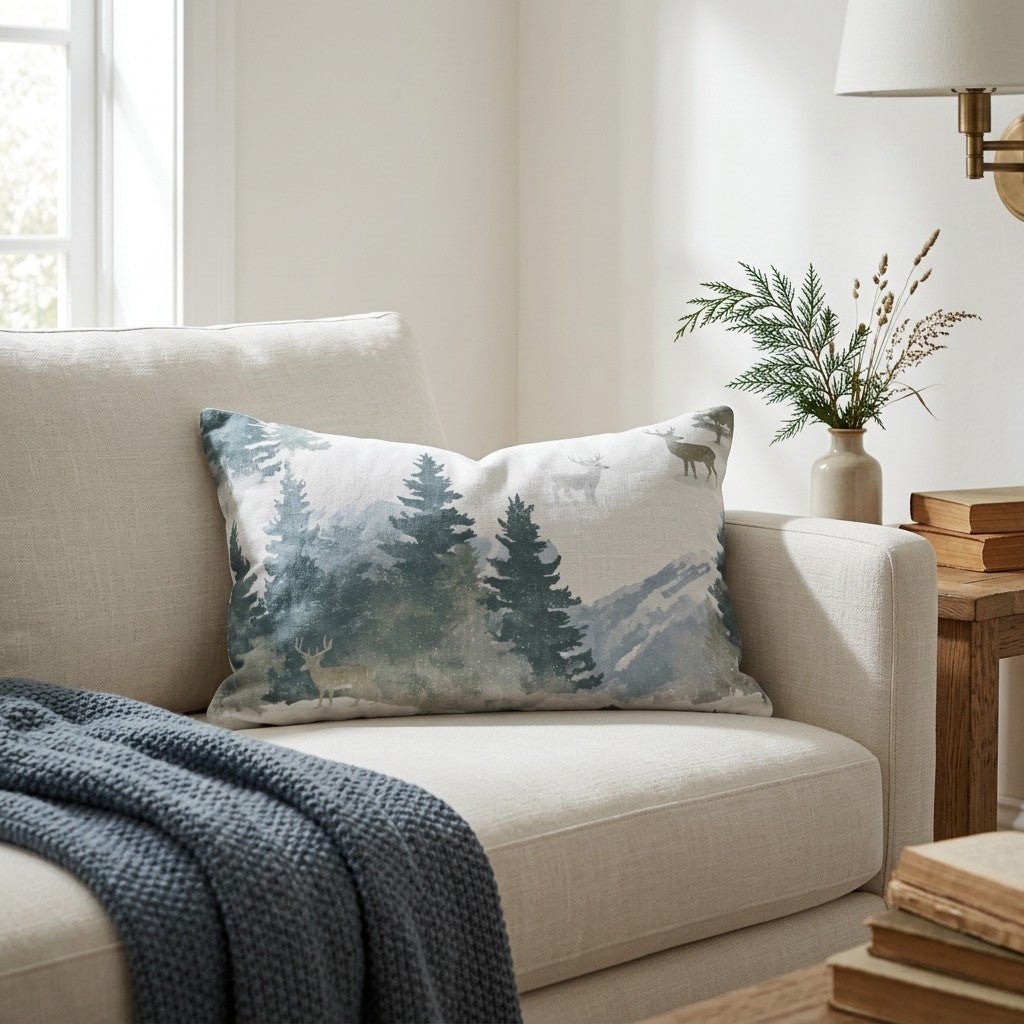 Front Range Throw Pillow - Benton Lane Home - Lemon Park