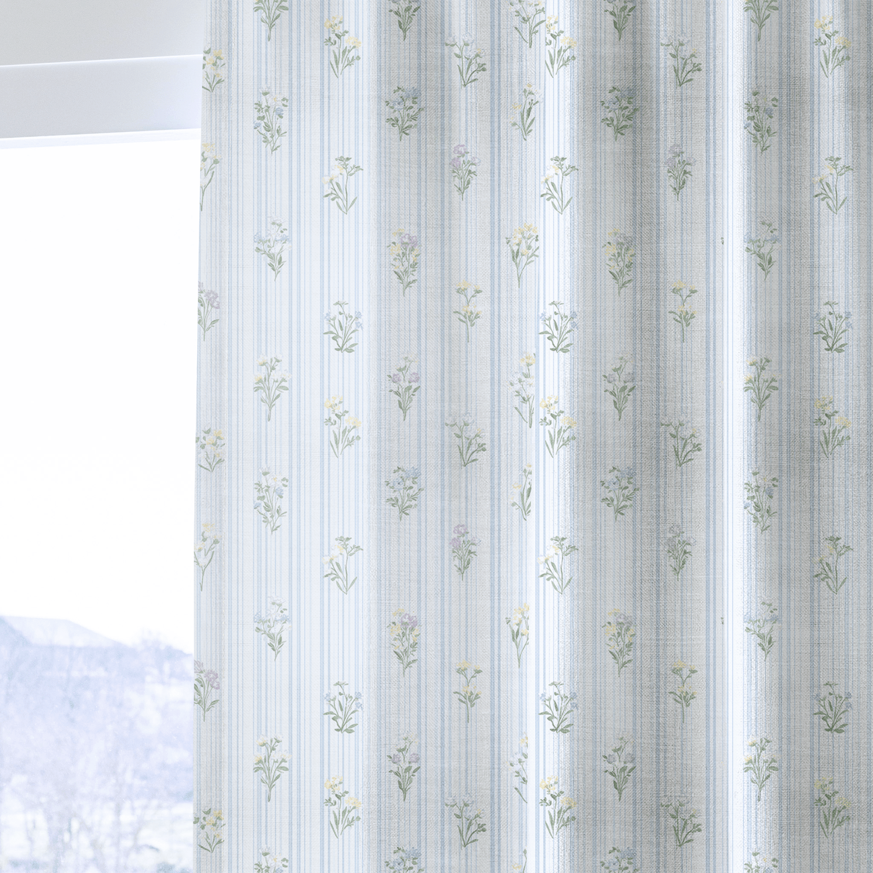 Front Row Floral - Drapery - Benton Lane Home - Lemon Park