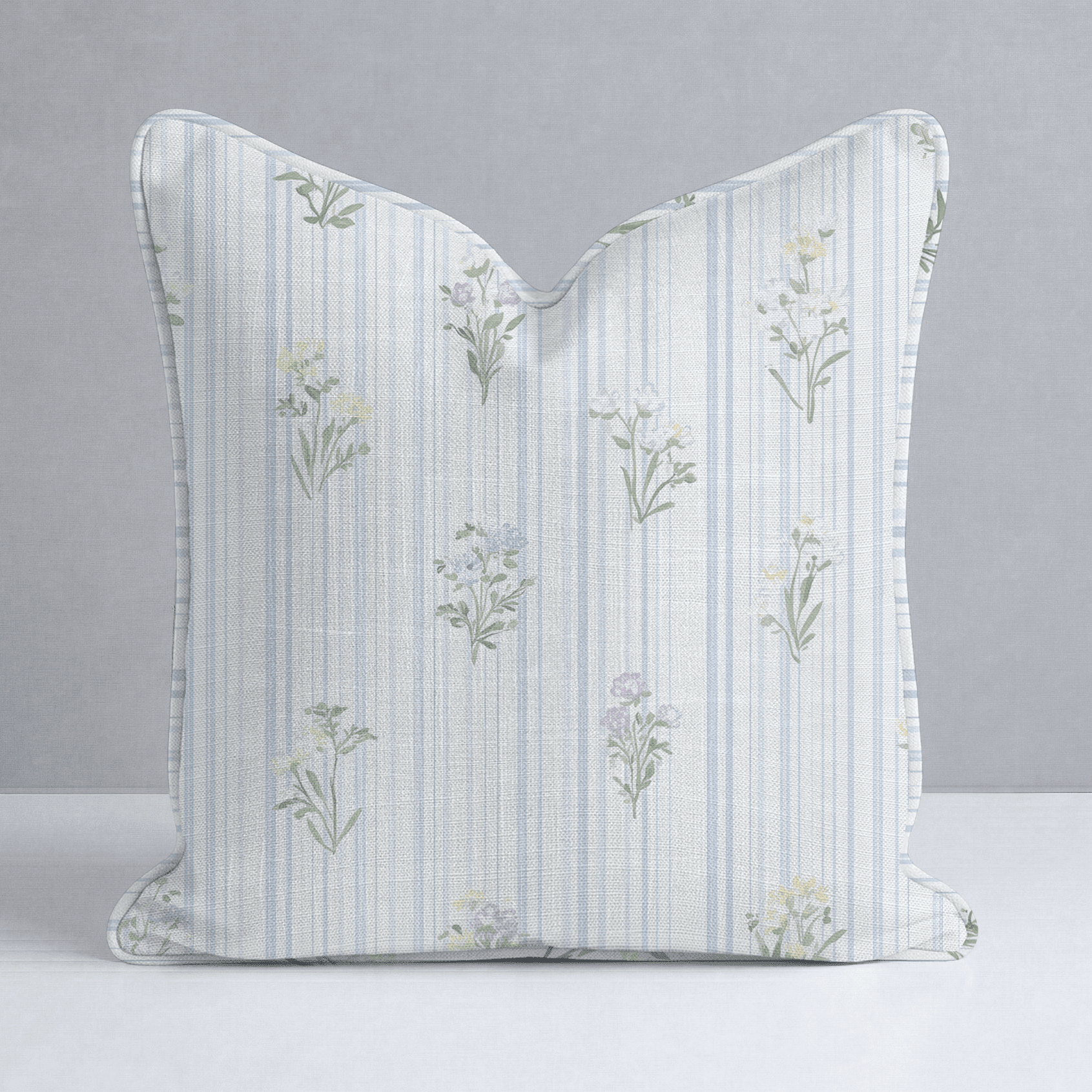 Front Row Floral Throw Pillow - Benton Lane Home - Lemon Park