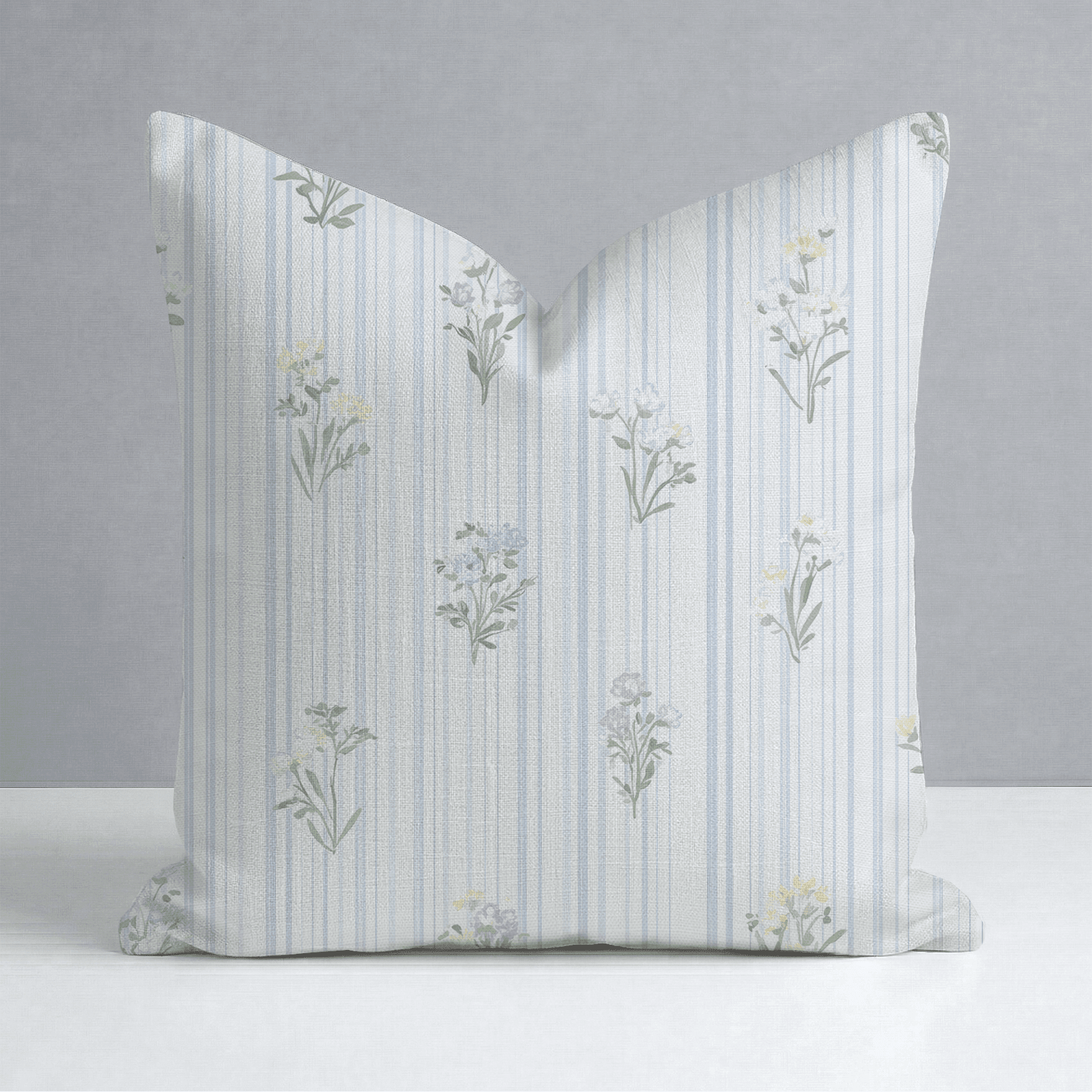 Front Row Floral Throw Pillow - Benton Lane Home - Lemon Park