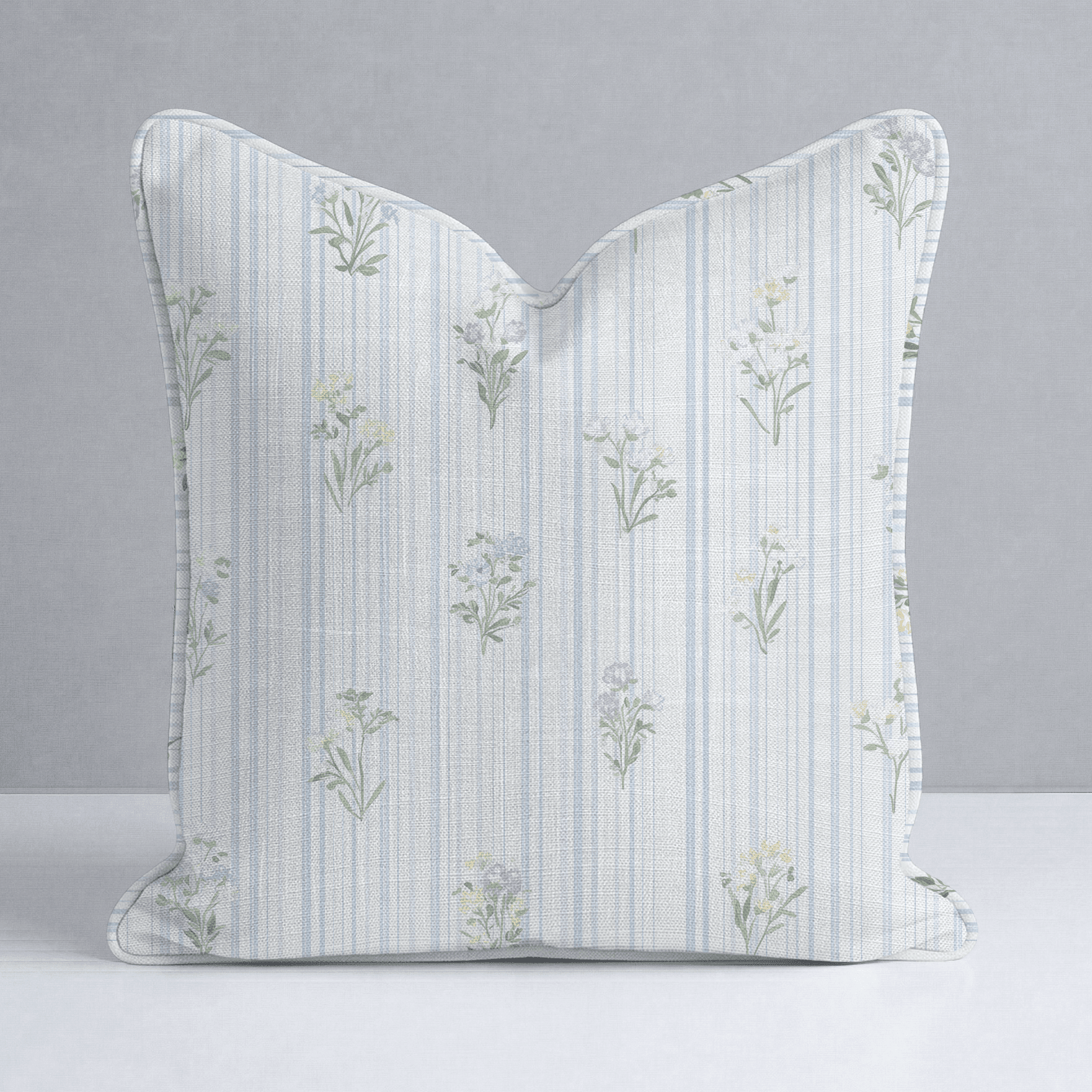 Front Row Floral Throw Pillow - Benton Lane Home - Lemon Park