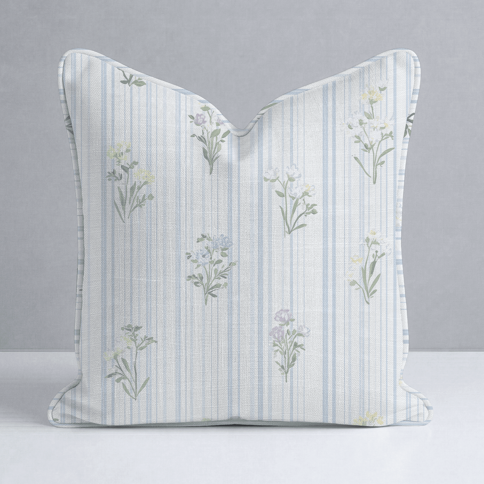 Front Row Floral Throw Pillow - Benton Lane Home - Lemon Park