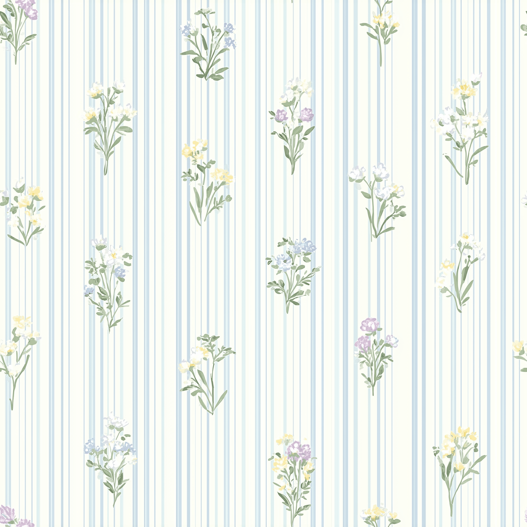 Front Row Floral Wallpaper - Lemon Park