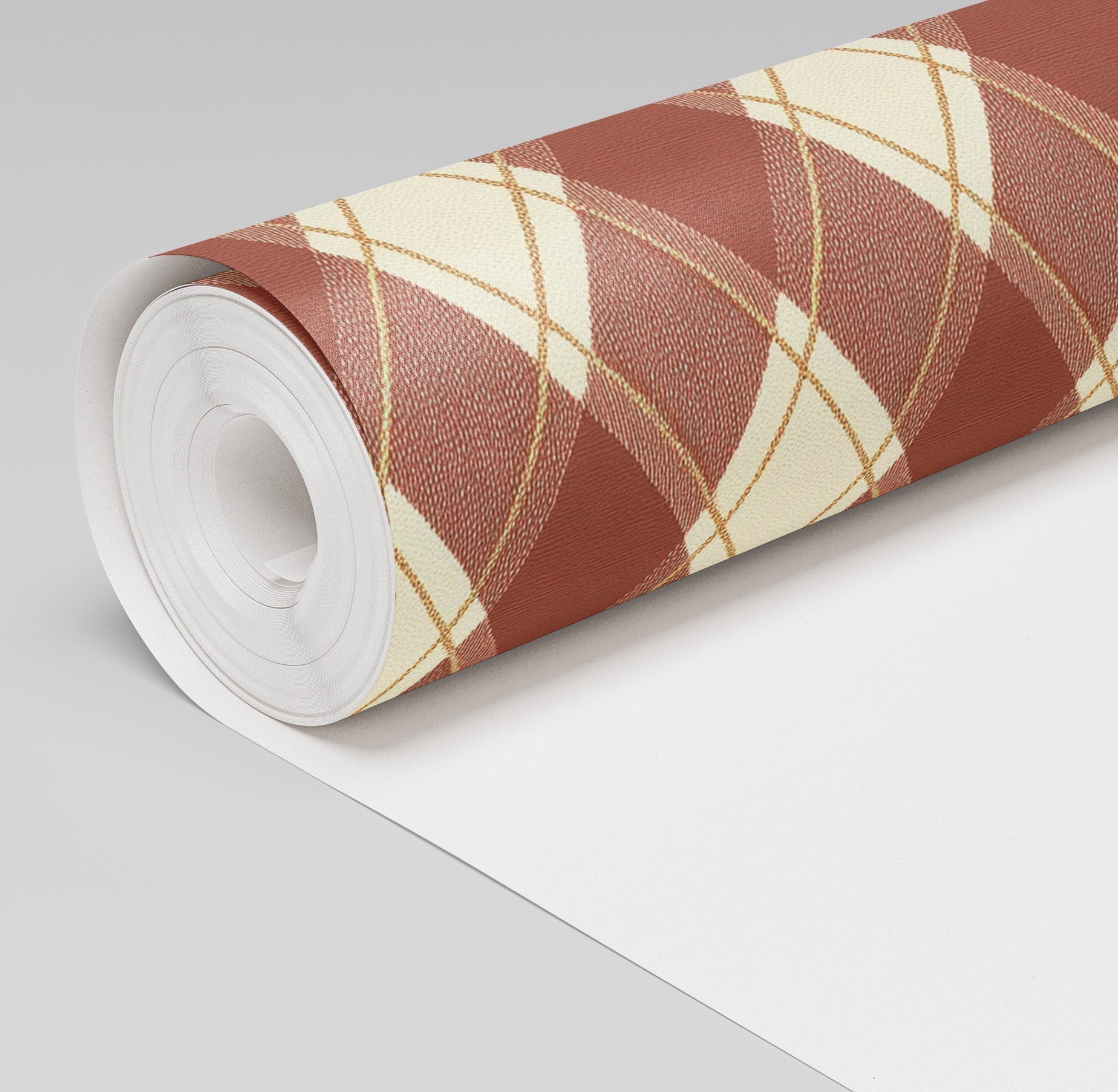 Frontier Argyle Wallpaper - Benton Lane Home - Painted Paper