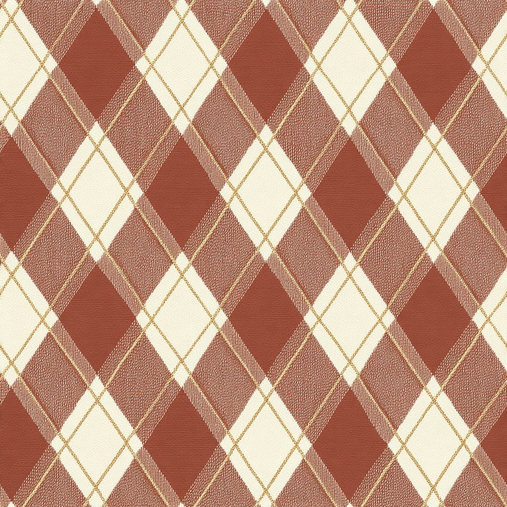 Frontier Argyle Wallpaper - Benton Lane Home - Painted Paper