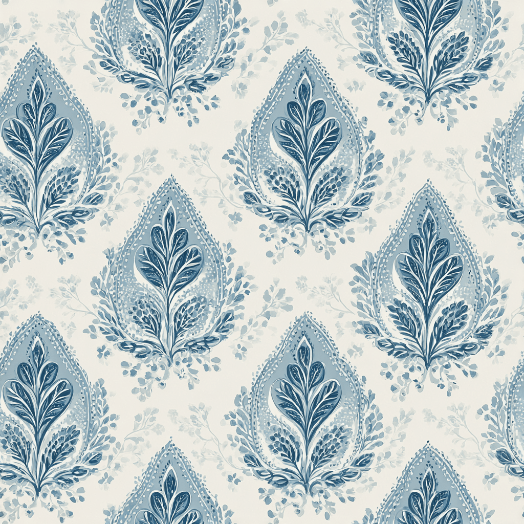 Frost Fern Wallpaper - Benton Lane Home - Painted Paper