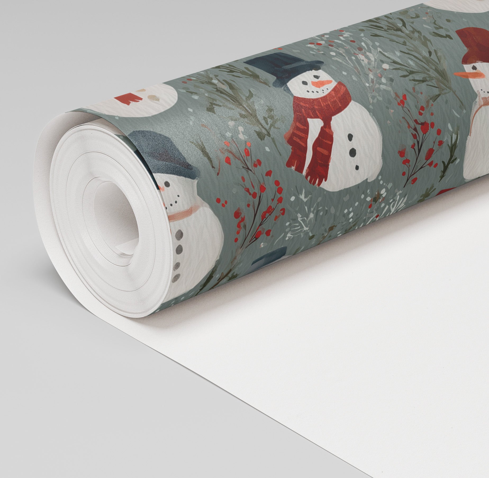 Frosted Companions Wallpaper - Benton Lane Home - Painted Paper