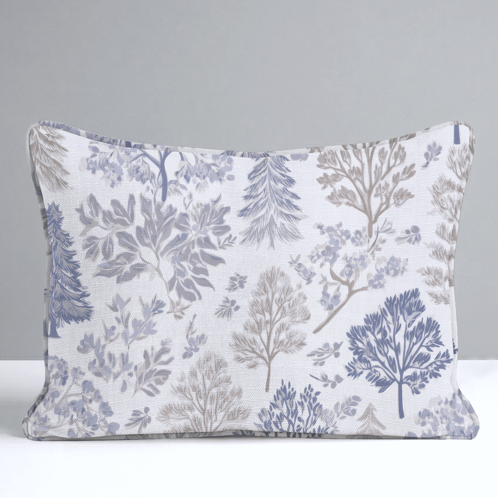 Frosted Forest Throw Pillow - Lemon Park