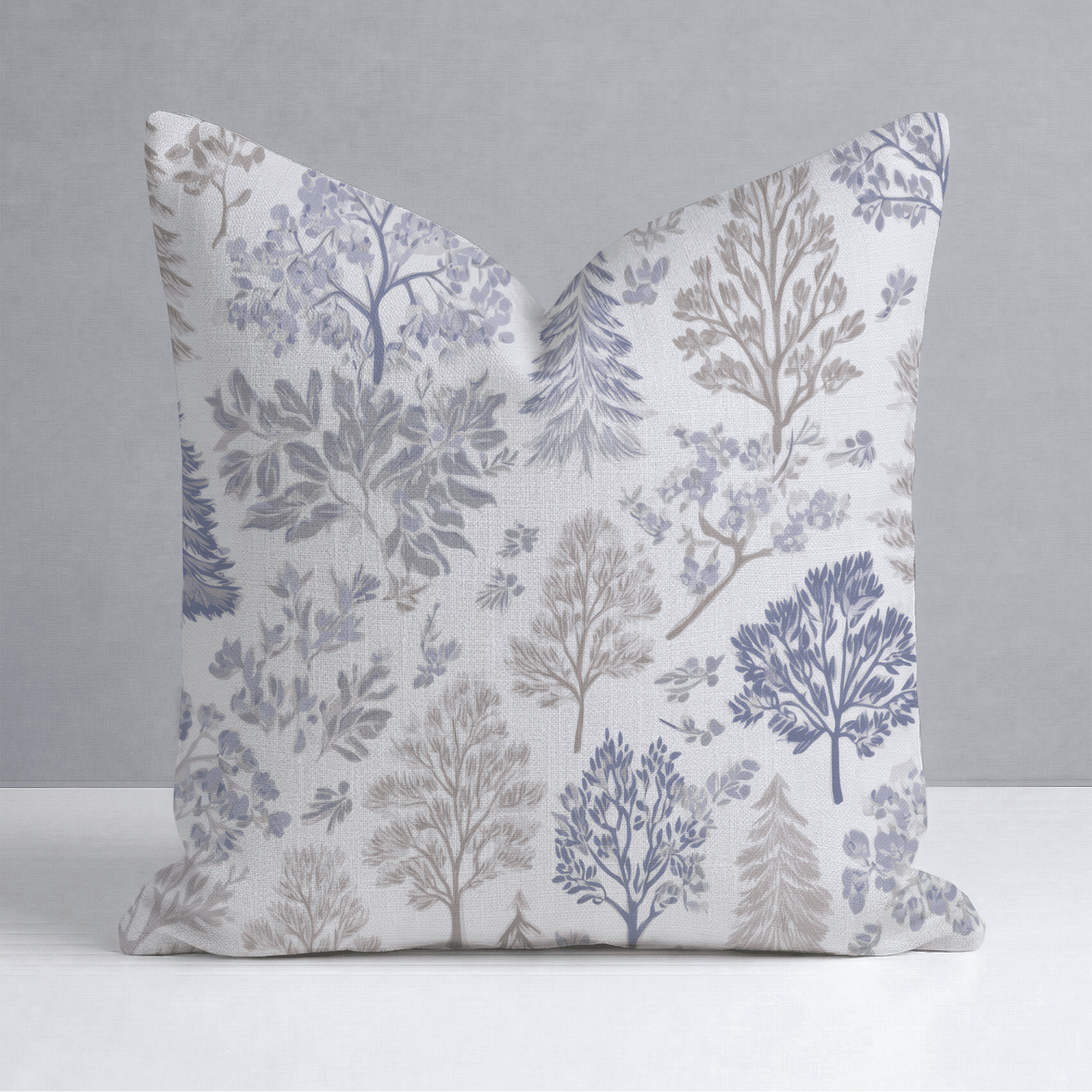 Frosted Forest Throw Pillow - Lemon Park