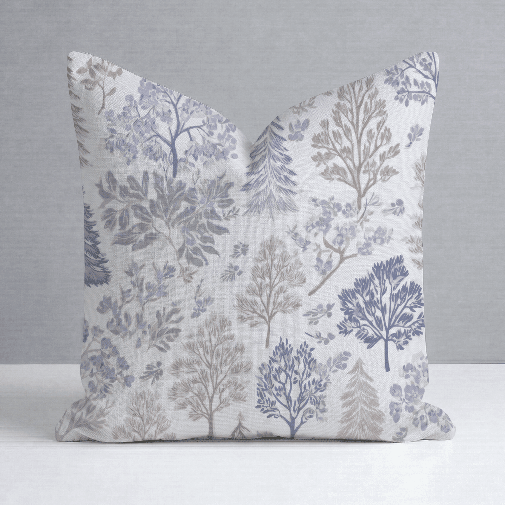Frosted Forest Throw Pillow - Benton Lane Home - Lemon Park