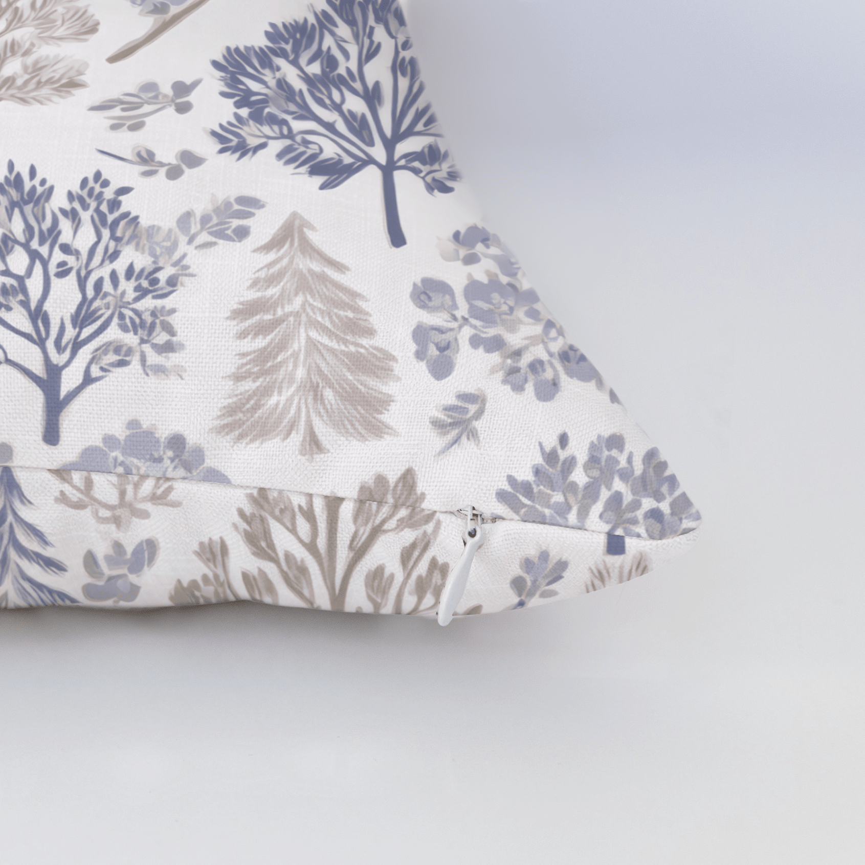 Frosted Forest Throw Pillow - Lemon Park