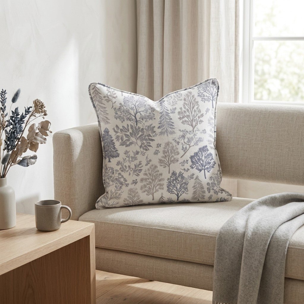 Frosted Forest Throw Pillow - Benton Lane Home - Lemon Park