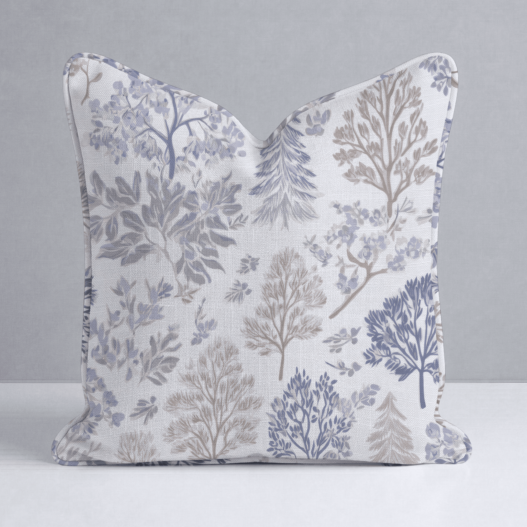Frosted Forest Throw Pillow - Lemon Park