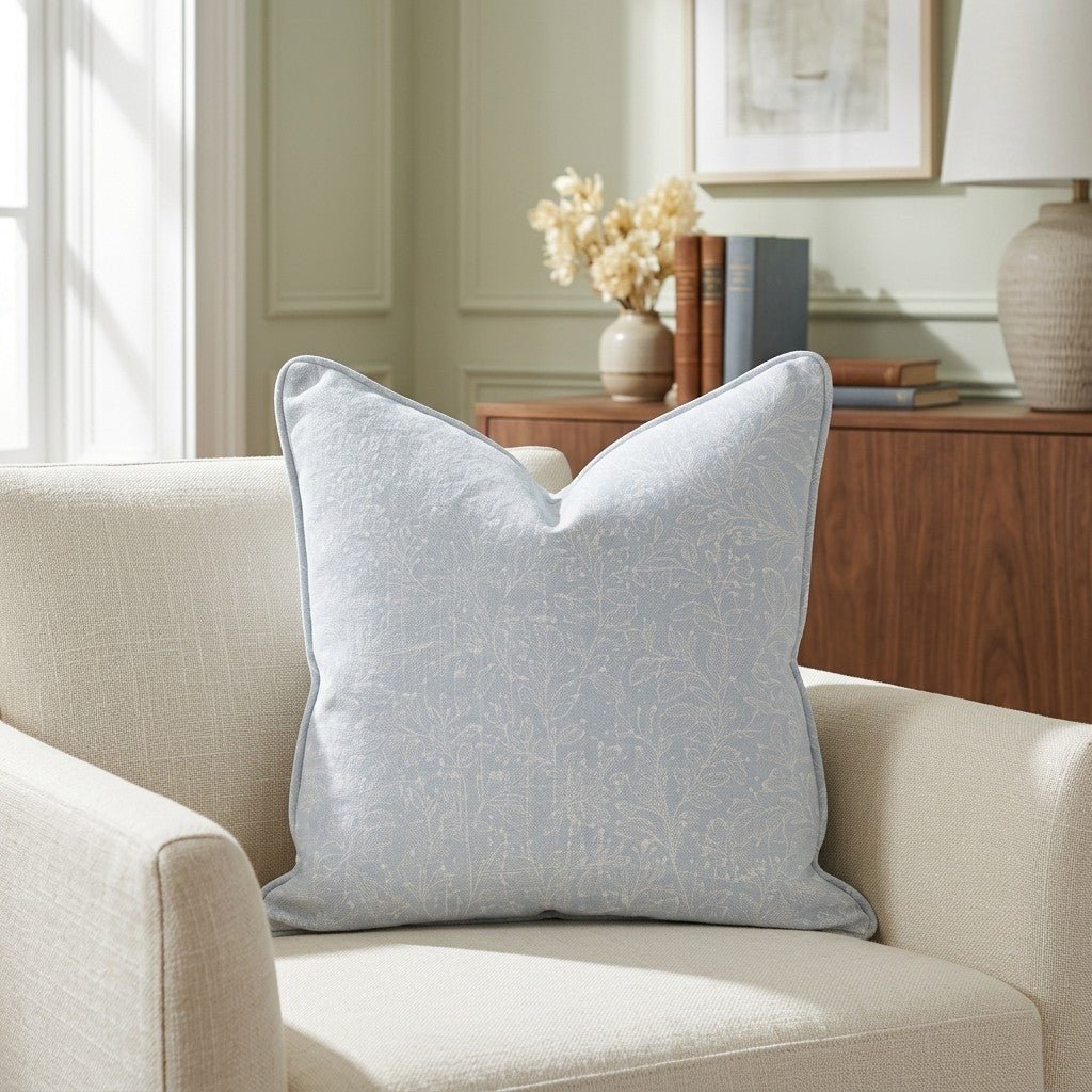 Frosted Sprig Throw Pillow - Benton Lane Home - Lemon Park