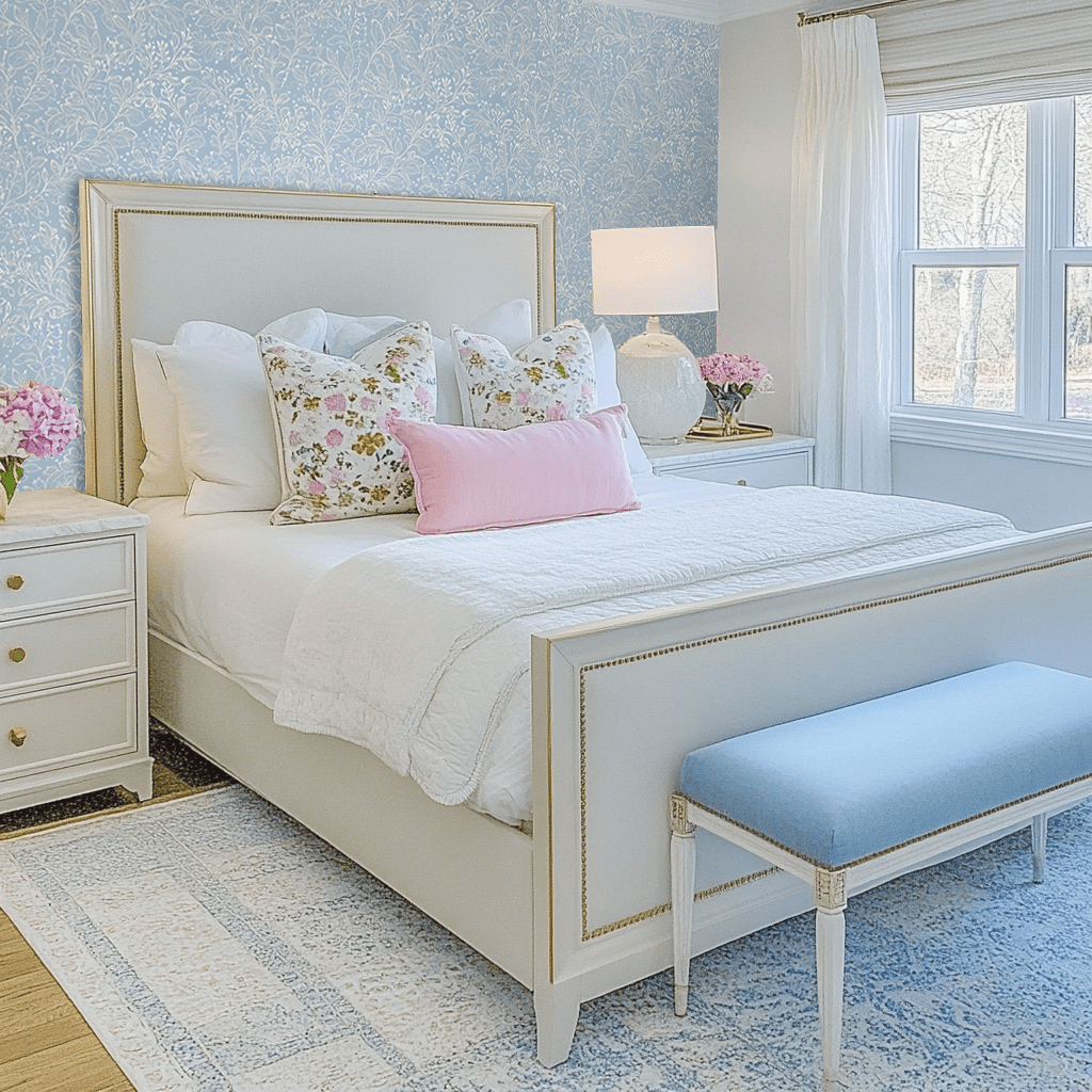 Frosted Sprig Wallpaper - Benton Lane Home - Lemon Park