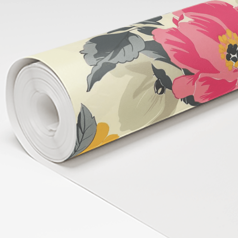 Fuchsia Bloom Wallpaper - Benton Lane Home - Lemon Park