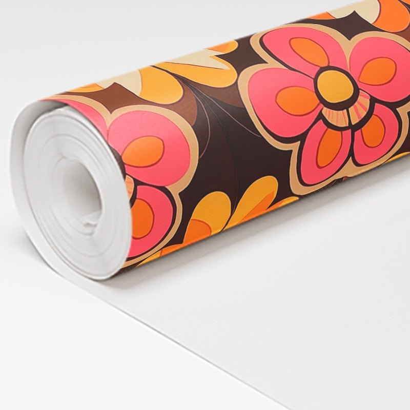 Funkadelic Flora Wallpaper - Benton Lane Home - Painted Paper