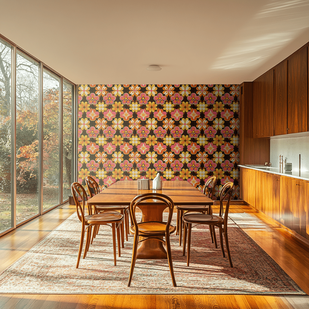 Funkadelic Flora Wallpaper - Benton Lane Home - Painted Paper