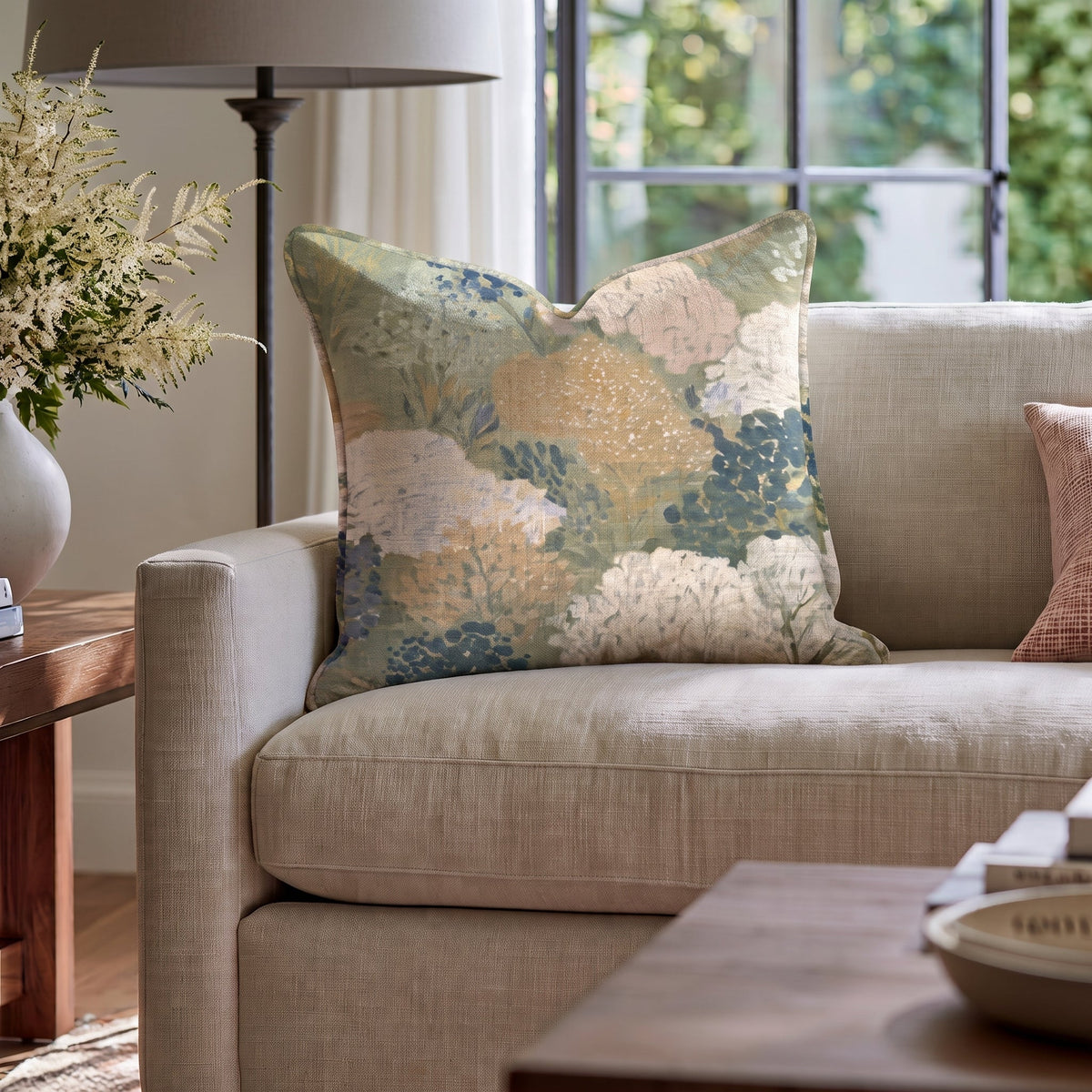 Garden Gate Throw Pillow - Benton Lane Home - Hillcroft Home