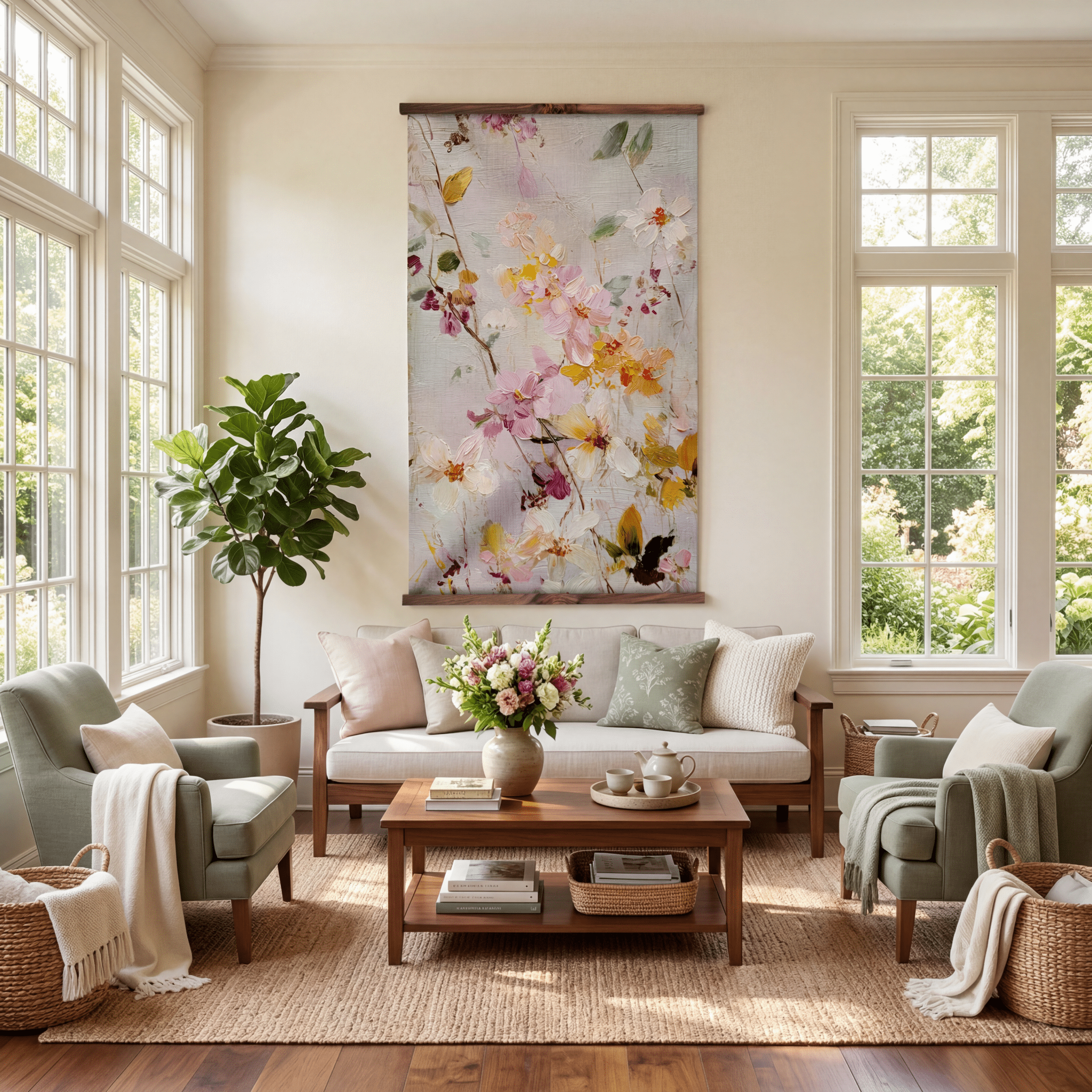 Garden Gossip - Tapestry - Benton Lane Home - Lemon Park