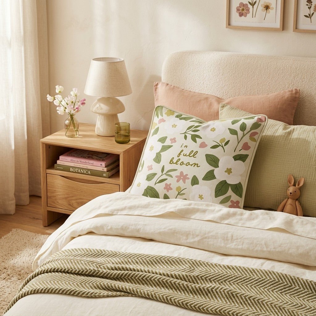 Garden in Bloom Throw Pillow - Benton Lane Home - Hillcroft Home