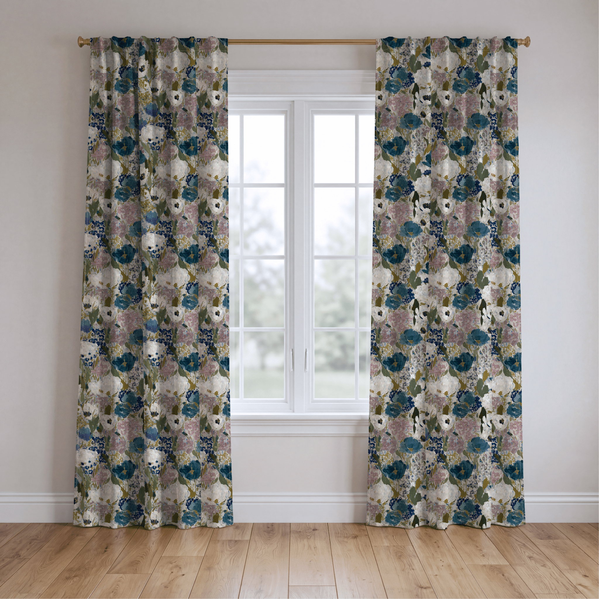 Garden in Motion - Drapery - Benton Lane Home - Lemon Park