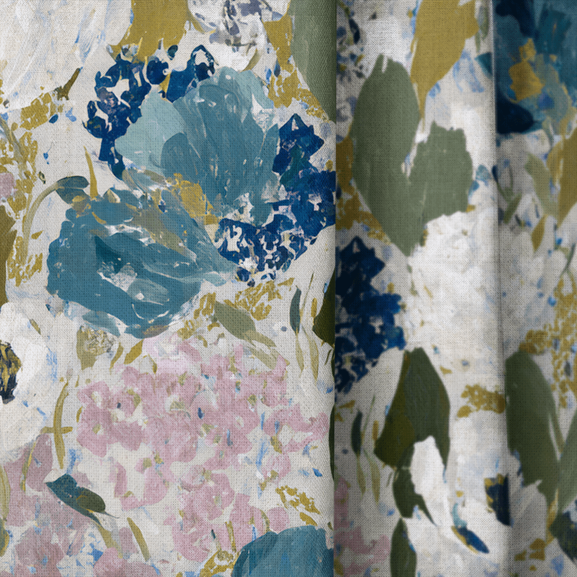 Garden in Motion - Drapery - Benton Lane Home - Lemon Park