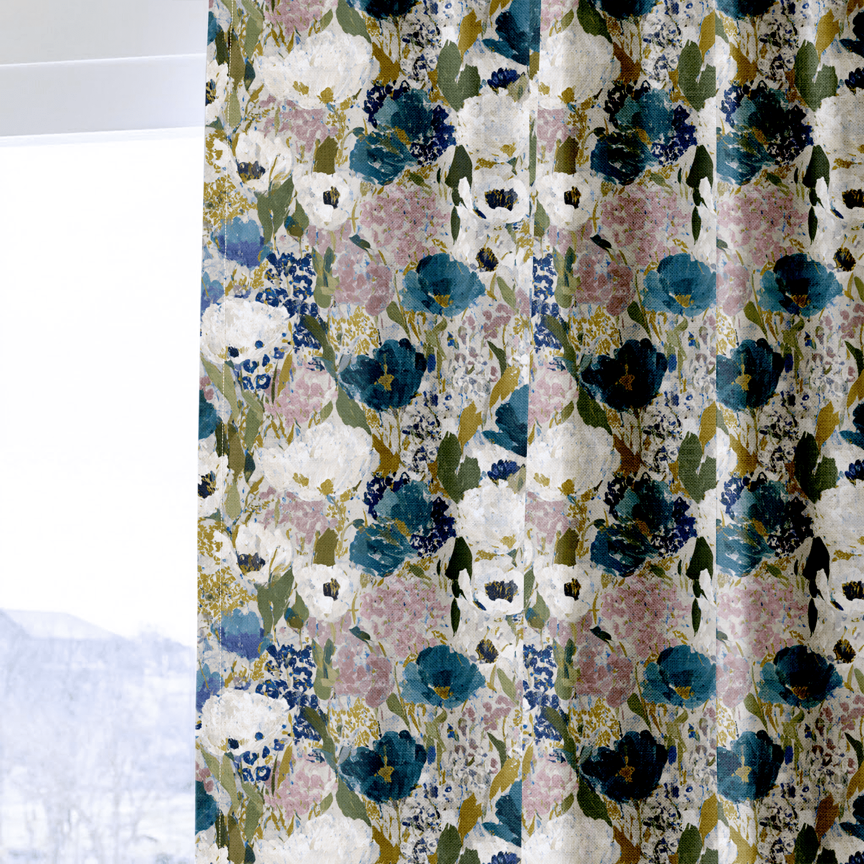 Garden in Motion - Drapery - Benton Lane Home - Lemon Park