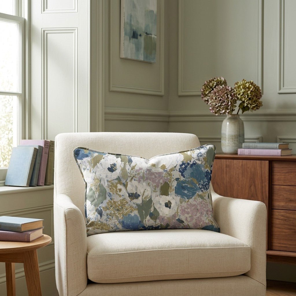 Garden in Motion Throw Pillow - Benton Lane Home - Lemon Park