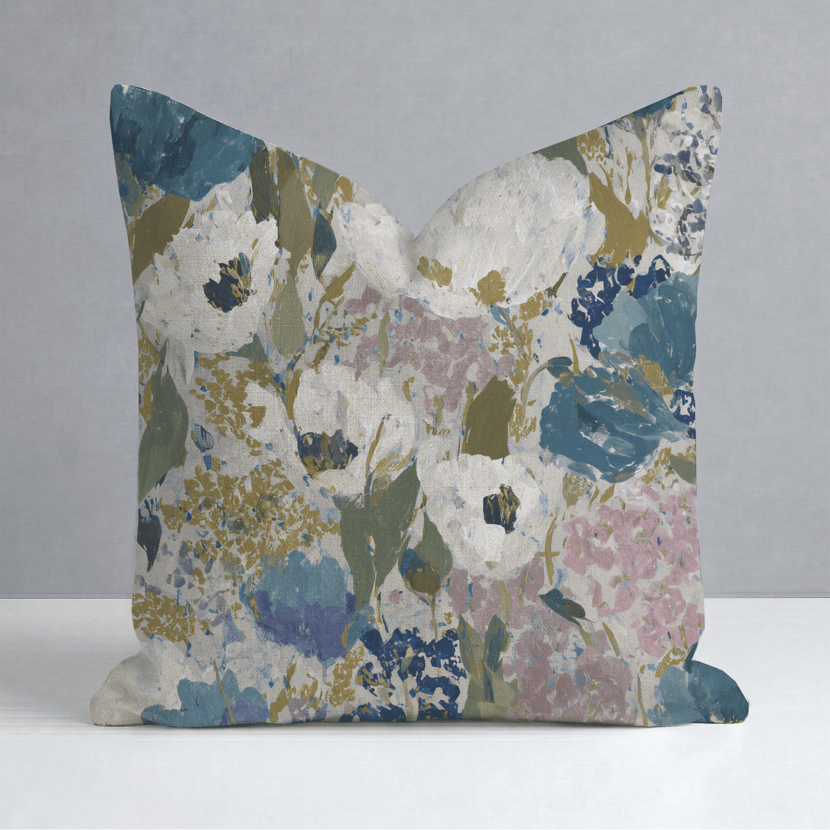 Garden in Motion Throw Pillow - Benton Lane Home - Lemon Park