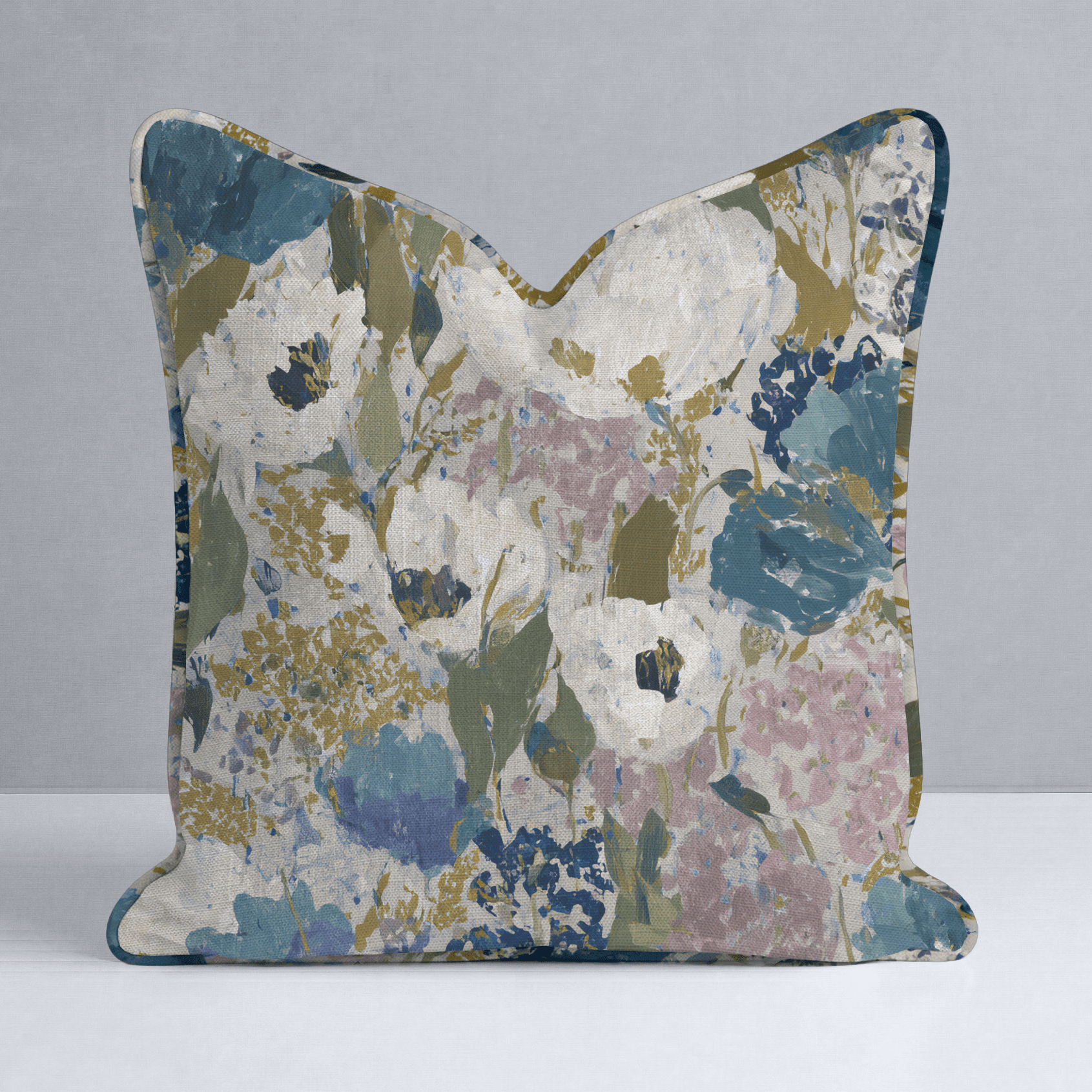 Garden in Motion Throw Pillow - Benton Lane Home - Lemon Park