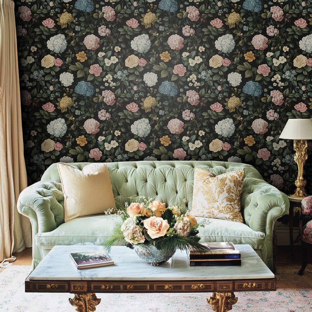 Garden of Dusk Wallpaper - Benton Lane Home - Painted Paper