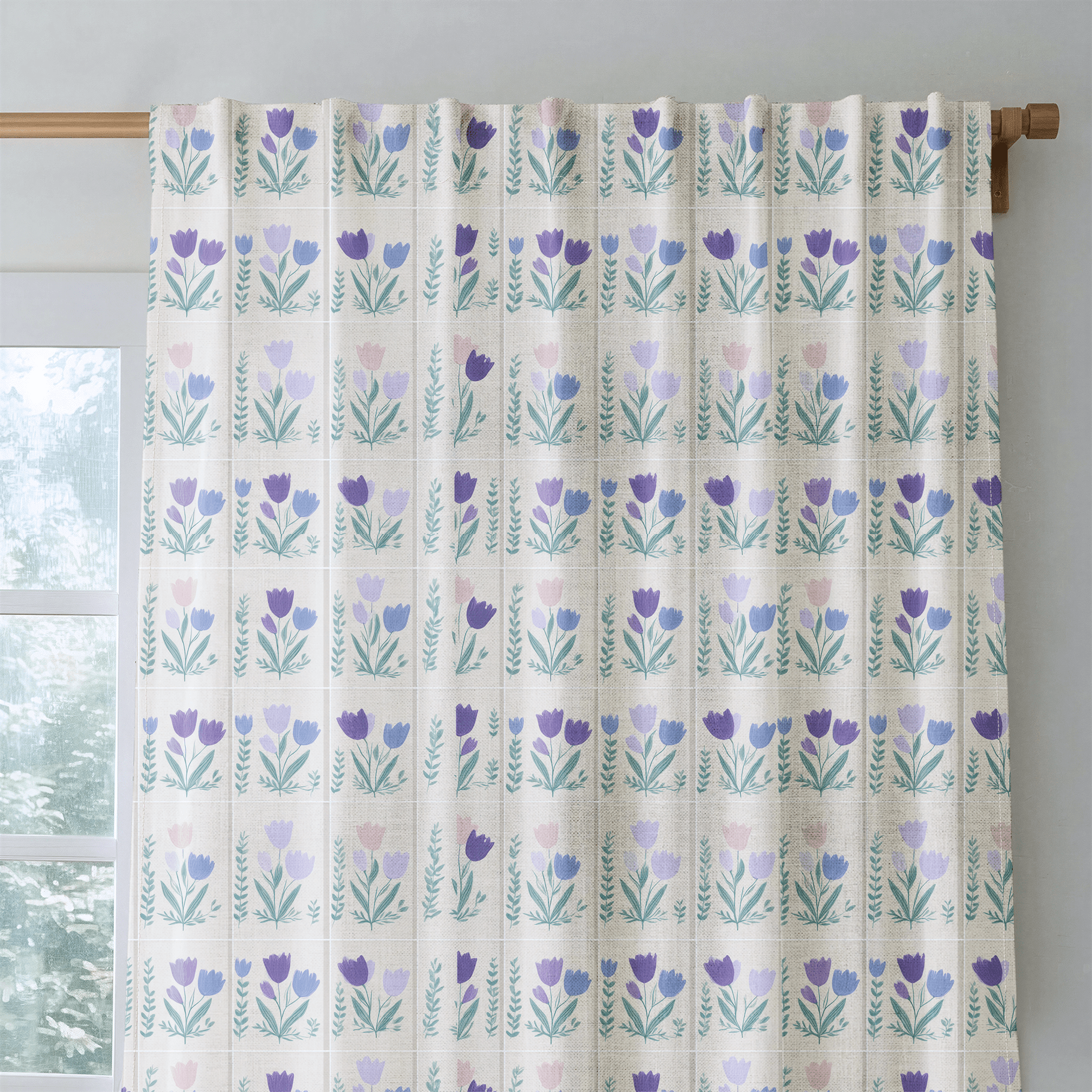 Garden Panel - Drapery - Benton Lane Home - Lemon Park