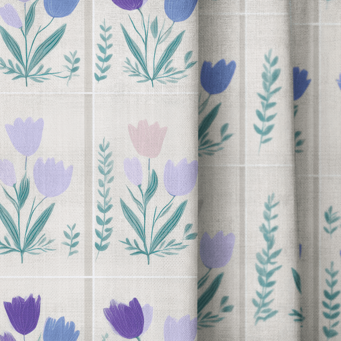 Garden Panel - Drapery - Benton Lane Home - Lemon Park