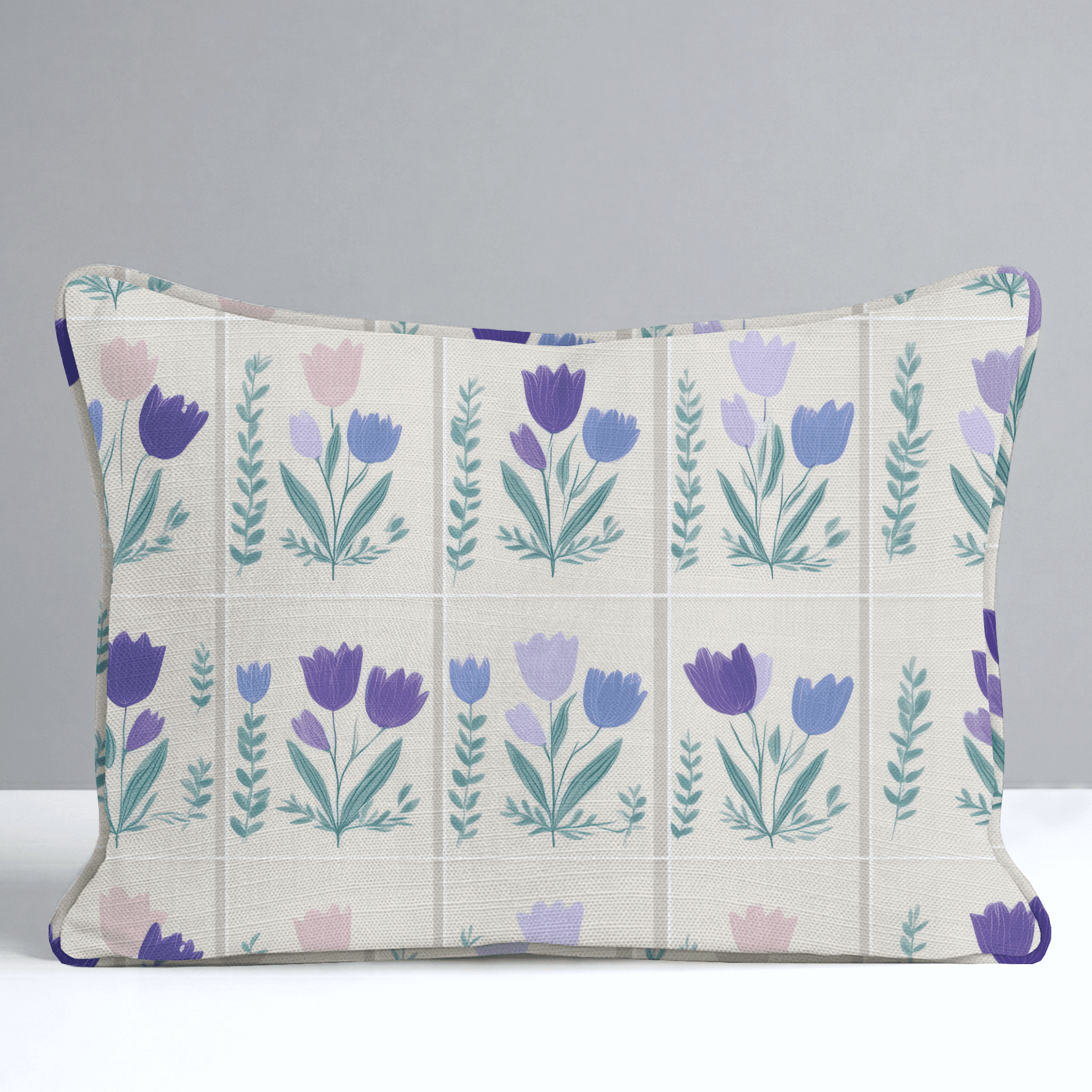 Garden Panel Throw Pillow - Benton Lane Home - Lemon Park