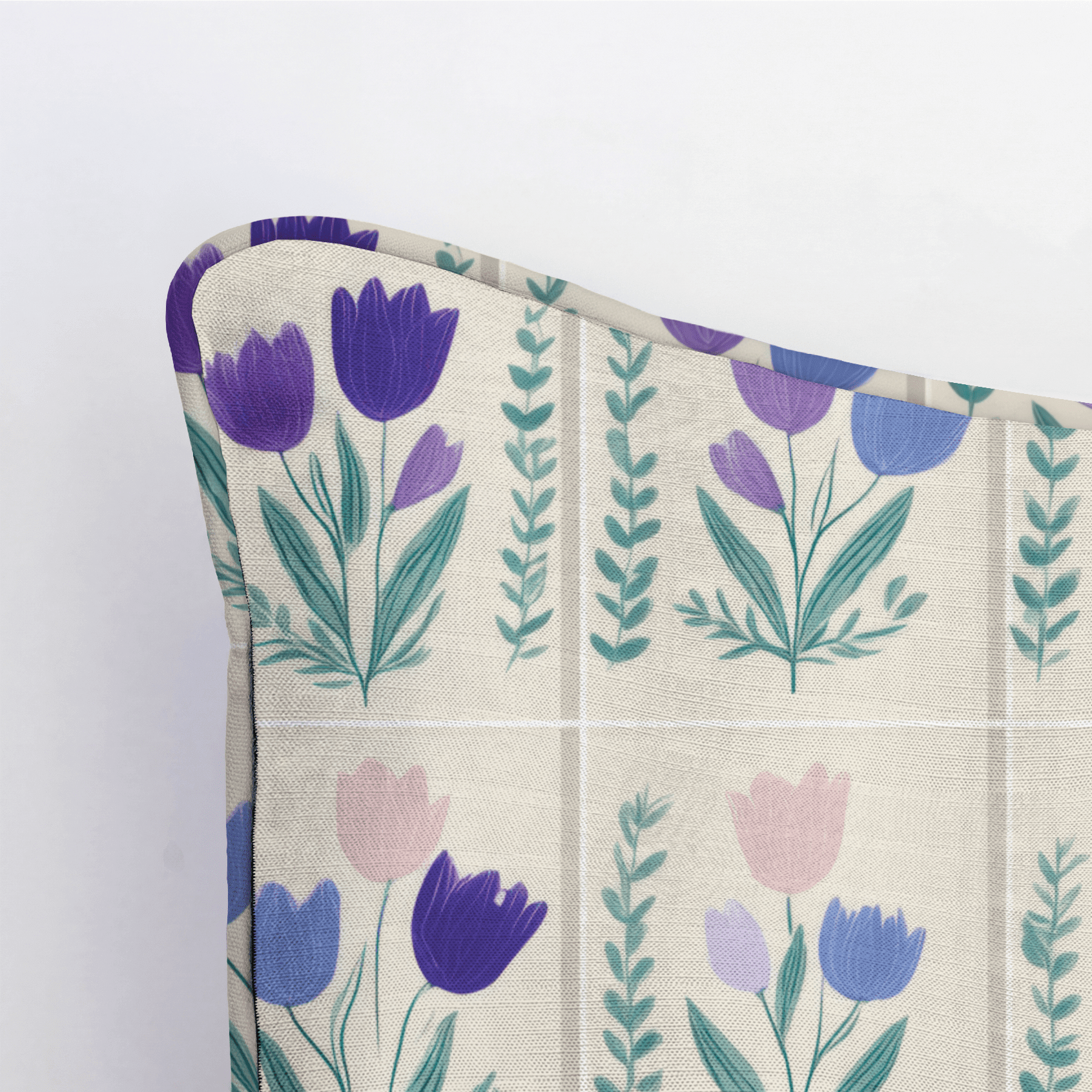 Garden Panel Throw Pillow - Benton Lane Home - Lemon Park